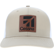 Aeroplane Apparel Company Headwear Khaki/White Cessna Modern Logo Heritage Trucker Hat - Walnut