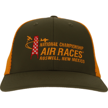 Roswell Air Races Headwear Moss Green/Vivid Orange Roswell Air Races Richardson 173 Hood River Performance Trucker Hat