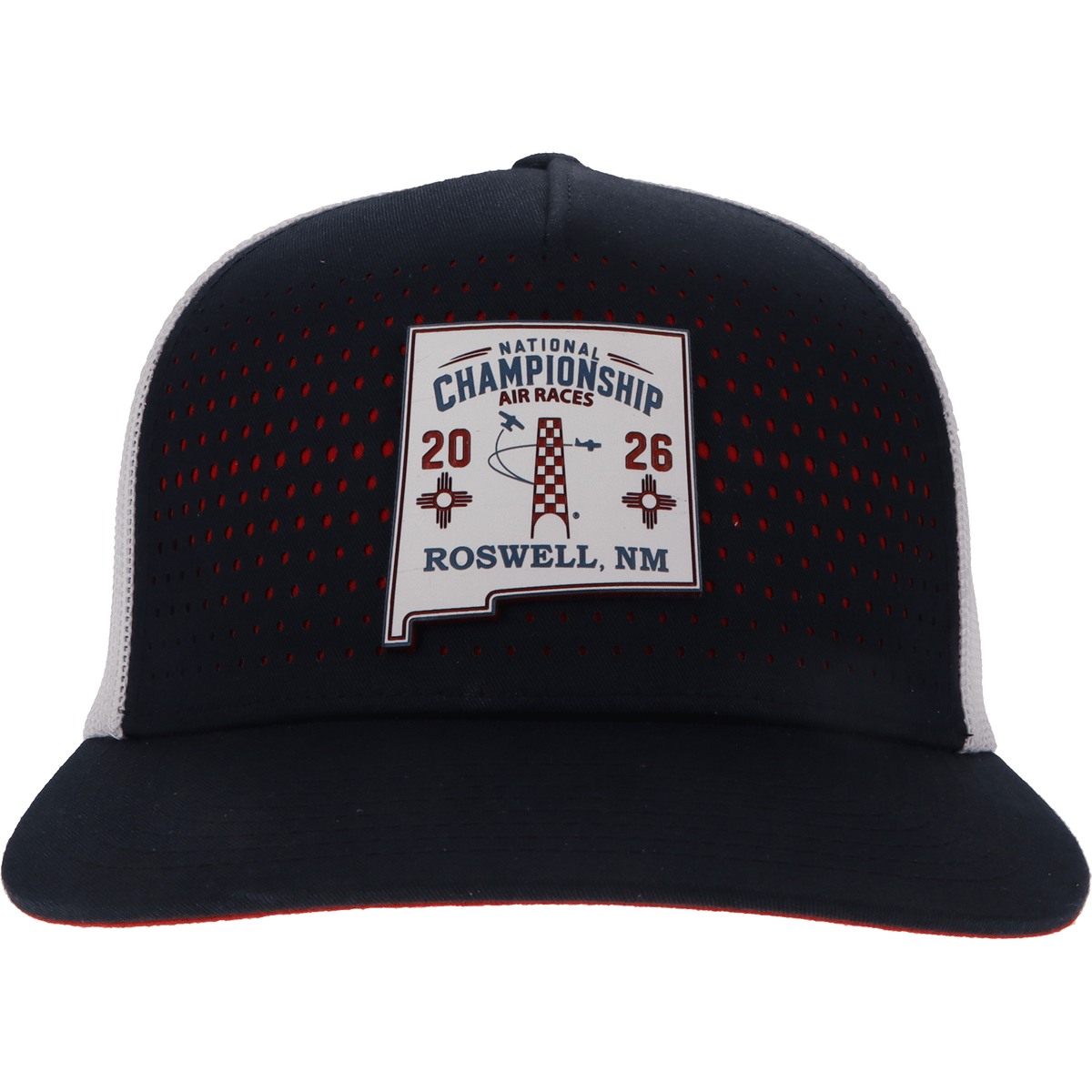 Roswell Air Races Headwear Navy/White/Red New Mexico 2026 Roswell Air Races Richardson 163 Trucker Hat