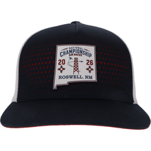 Roswell Air Races Headwear Navy/White/Red New Mexico 2026 Roswell Air Races Richardson 163 Trucker Hat