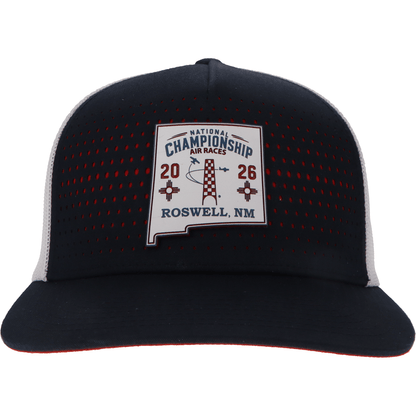 Roswell Air Races Headwear Navy/White/Red New Mexico 2026 Roswell Air Races Richardson 163 Trucker Hat