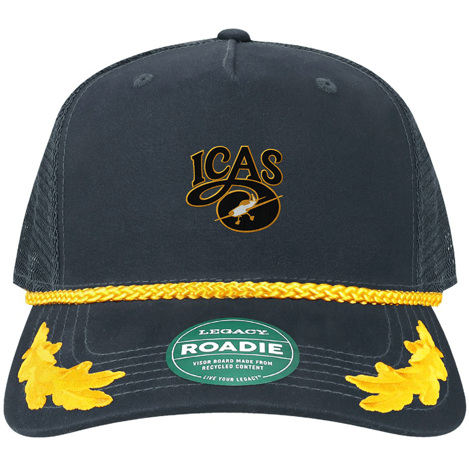 Aeroplane Apparel Company Headwear OSFA / Navy Admiral ICAS Legacy Roadie Admiral Trucker Hat