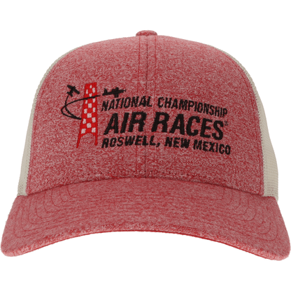 Roswell Air Races Headwear Red Heather/Birch Roswell Air Races Richardson 115CH Low Pro Heather Trucker Hat