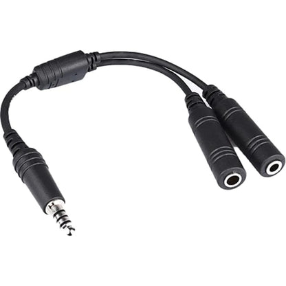 PilotMall.com Helicopter Adapters GA to Helicopter Headset Adapter