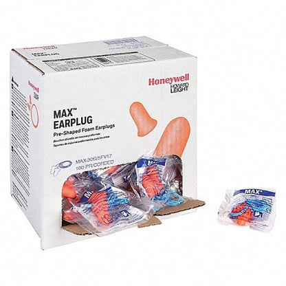 Howard Leight Howard Leight MAX-30 Corded Foam Earplugs – NRR 33 dB