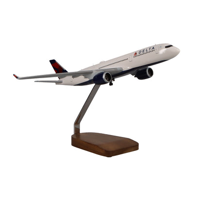 Airbus A350-900 Delta Air Lines Modelo grande de caoba