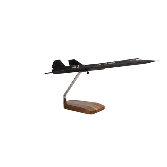 Lockheed SR-71 Blackbird Large Mahogany Model