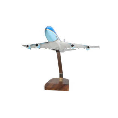 Boeing VC-25 (Força Aérea Um) Grande Modelo de Mogno 