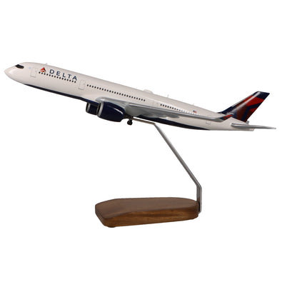 Airbus A350-900 Delta Air Lines Modelo grande de caoba