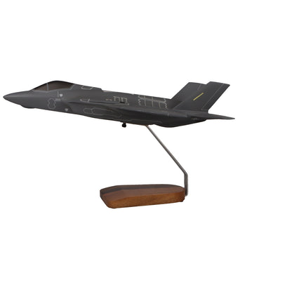 Lockheed Martin F-35A JSF/CTOL Modelo grande de caoba de la Fuerza Aérea de EE. UU.