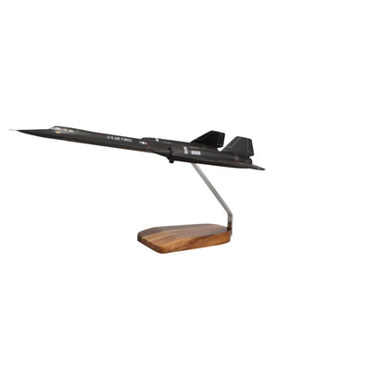 Lockheed SR-71 Blackbird Modelo grande de caoba