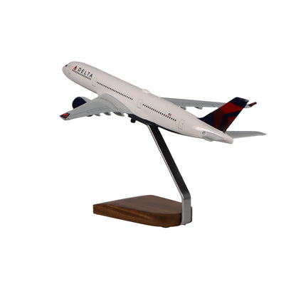Airbus A350-900 Delta Air Lines Modelo grande de caoba