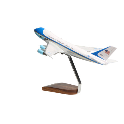 Boeing VC-25 (Força Aérea Um) Grande Modelo de Mogno 