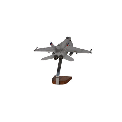 Boeing™ F/A-18E Super Hornet modelo grande de caoba