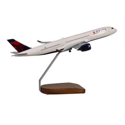 Airbus A350-900 Delta Air Lines Modelo grande de caoba