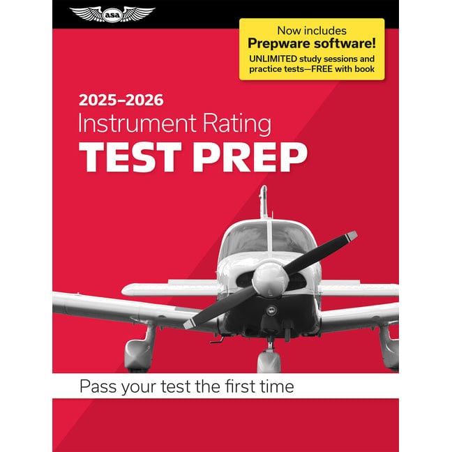 ASA Instrument Rating ASA Instrument Rating Test Prep 2025-2026: Paperback Plus Software