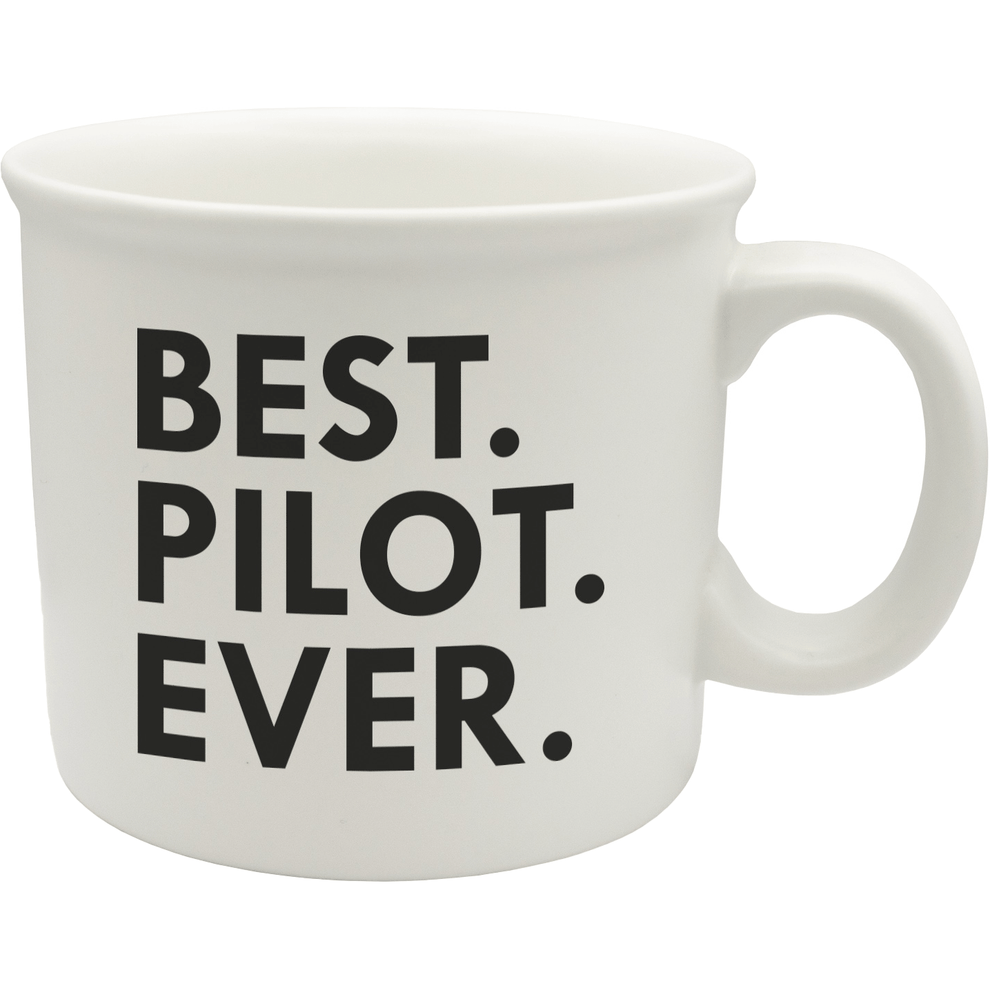 Taza de camping de aviación "El mejor piloto de la historia"