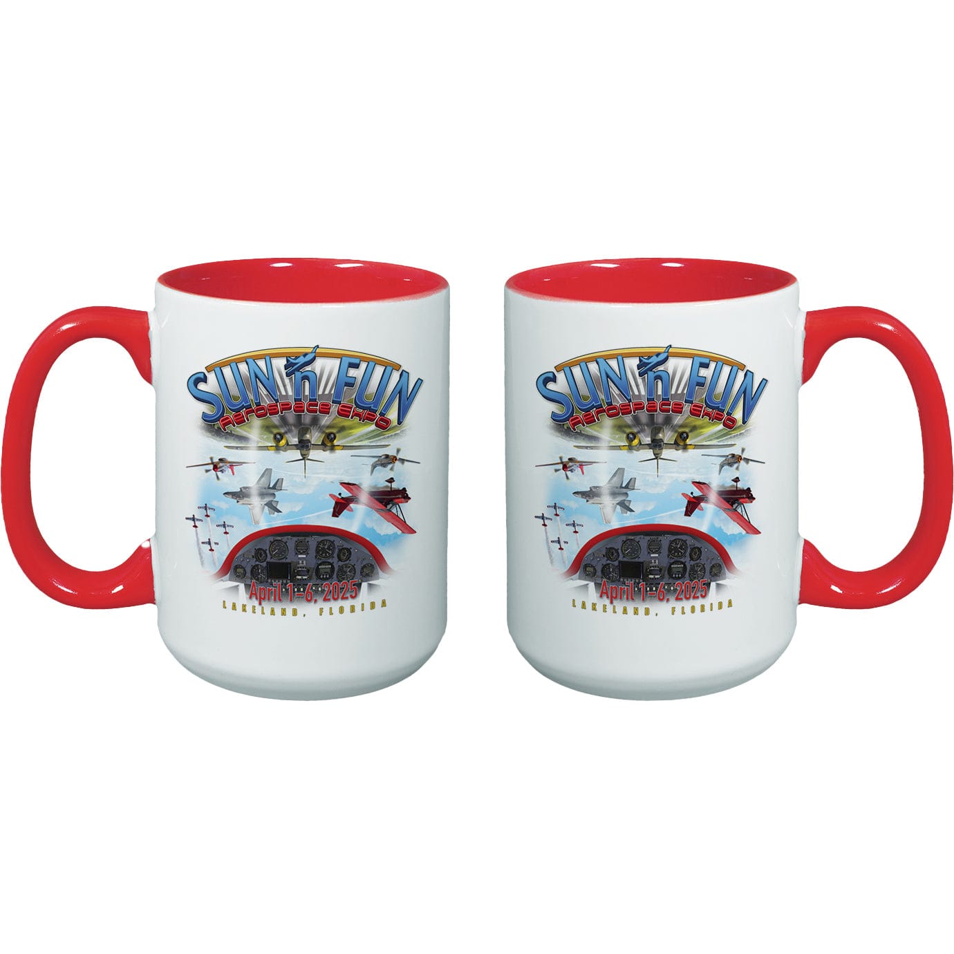 SUN 'n FUN Kitchen & Barware Cockpit SUN 'n FUN 2025 15oz Mug