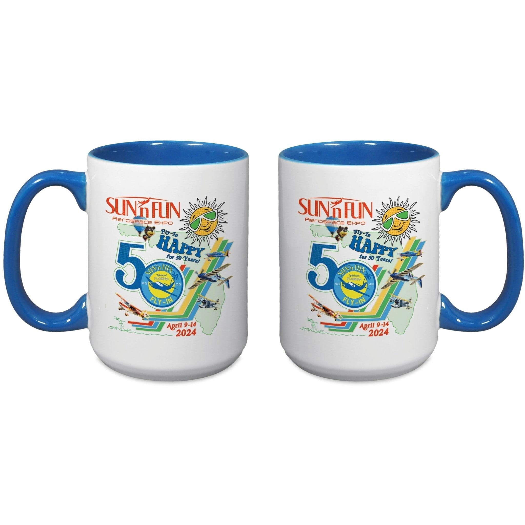 SUN 'n FUN Kitchen & Barware SUN 'n FUN 50th 15oz Poster Mug