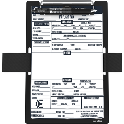EntireFlight Kneeboards EntireFlight VFR Pilot Kneeboard & Flight Pad: Elevate Your Flying Experience