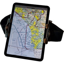 MyClip Inc Kneeboards MyClip Aviation Leg Strap with Dual Orientation for iPad and Tablets