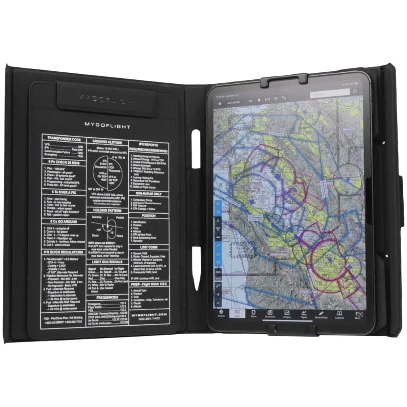 MyGoFlight Kneeboards MyGoFlight Skyfolio Rotating Kneeboard for Pilots (Fits tablets 9"-11")