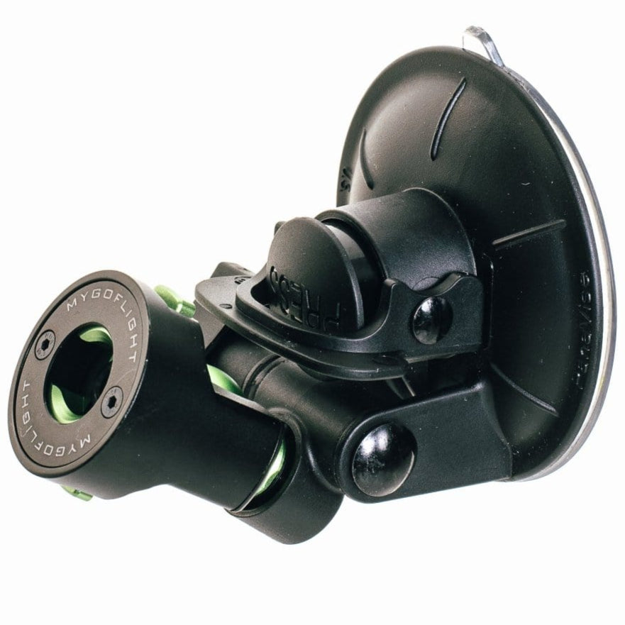 MYGOFLIGHT Mounts MyGoFlight Universal Suction Phone Mount Kit (Compact Suction w/ Phone Cradle)
