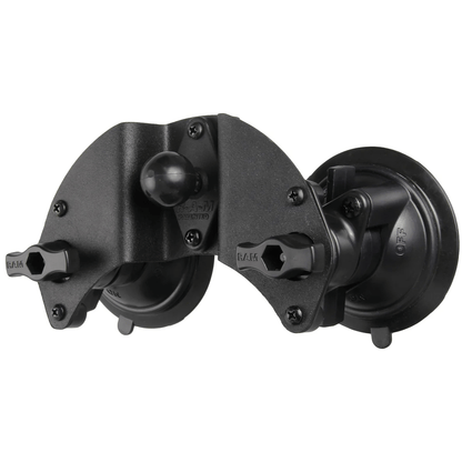 RAM Mount Mounts RAM Twist-Lock Dual Pivot Suction Cup Base with Ball RAM-B-189B-PIV1U