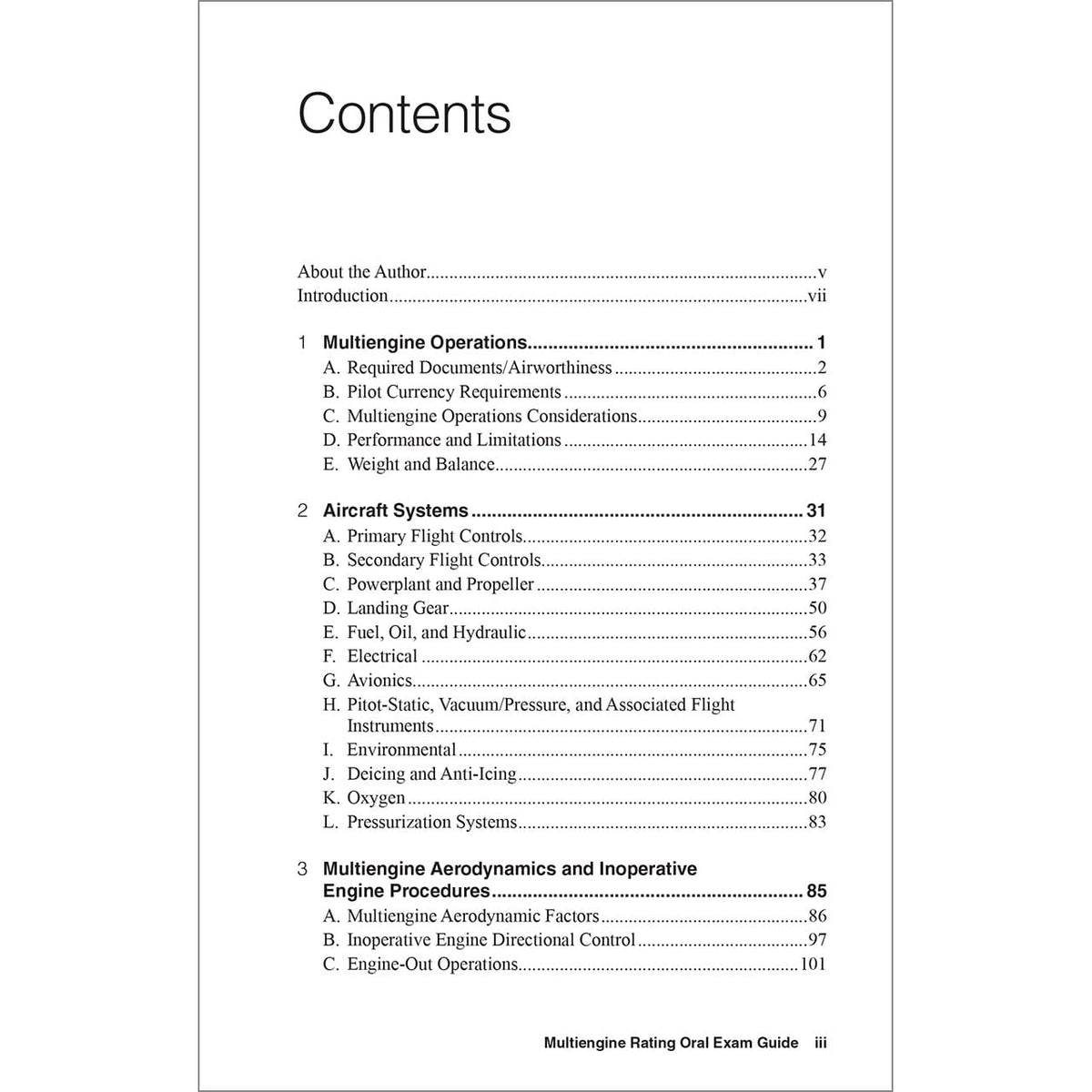 ASA Multi-Engine Rating ASA Multiengine Rating Oral Exam Guide 10th Edition