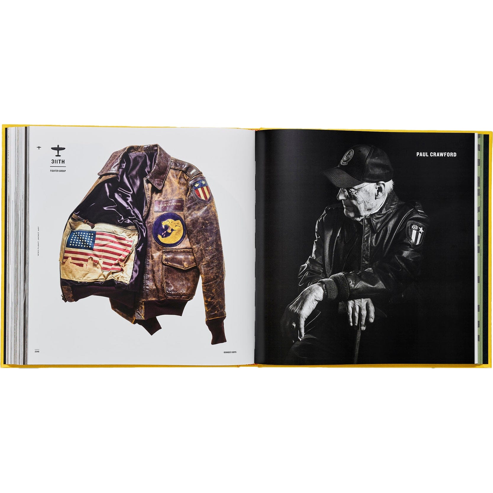 Bomber BoysWWII Flight Jacket Art Coffee Table Book