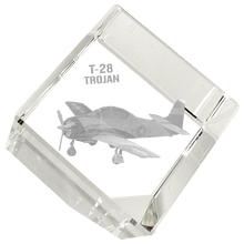 Etched Memory Office Etched Memory T-28 Trojan 3D Diamond Cube