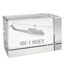 Etched Memory Office Etched Memory UH-1 Huey 3D Rectangle Cube