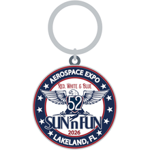 SUN 'n FUN Official SUN 'n FUN 2026 Commemorative Aviation Keychain