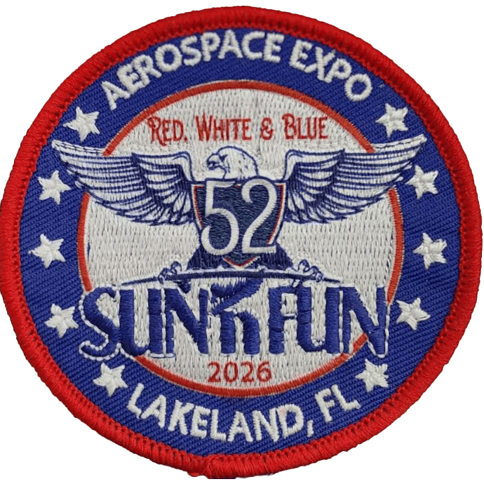 SUN 'n FUN Official SUN 'n FUN 2026 Embroidered Collector Patch