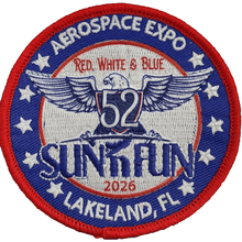 SUN 'n FUN Official SUN 'n FUN 2026 Embroidered Collector Patch