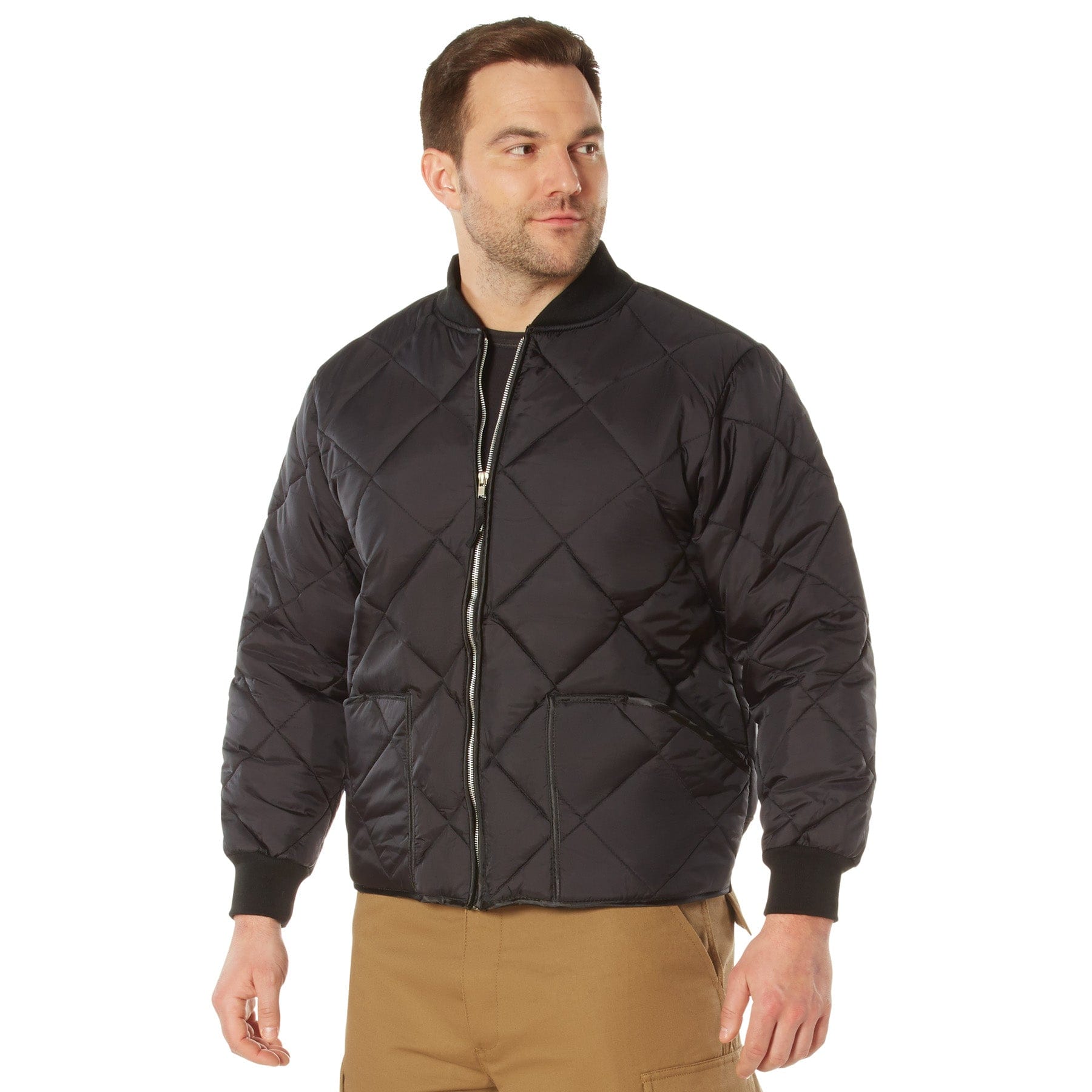 Rothco Outerwear Diamond Nylon Quilted Flight Jacket