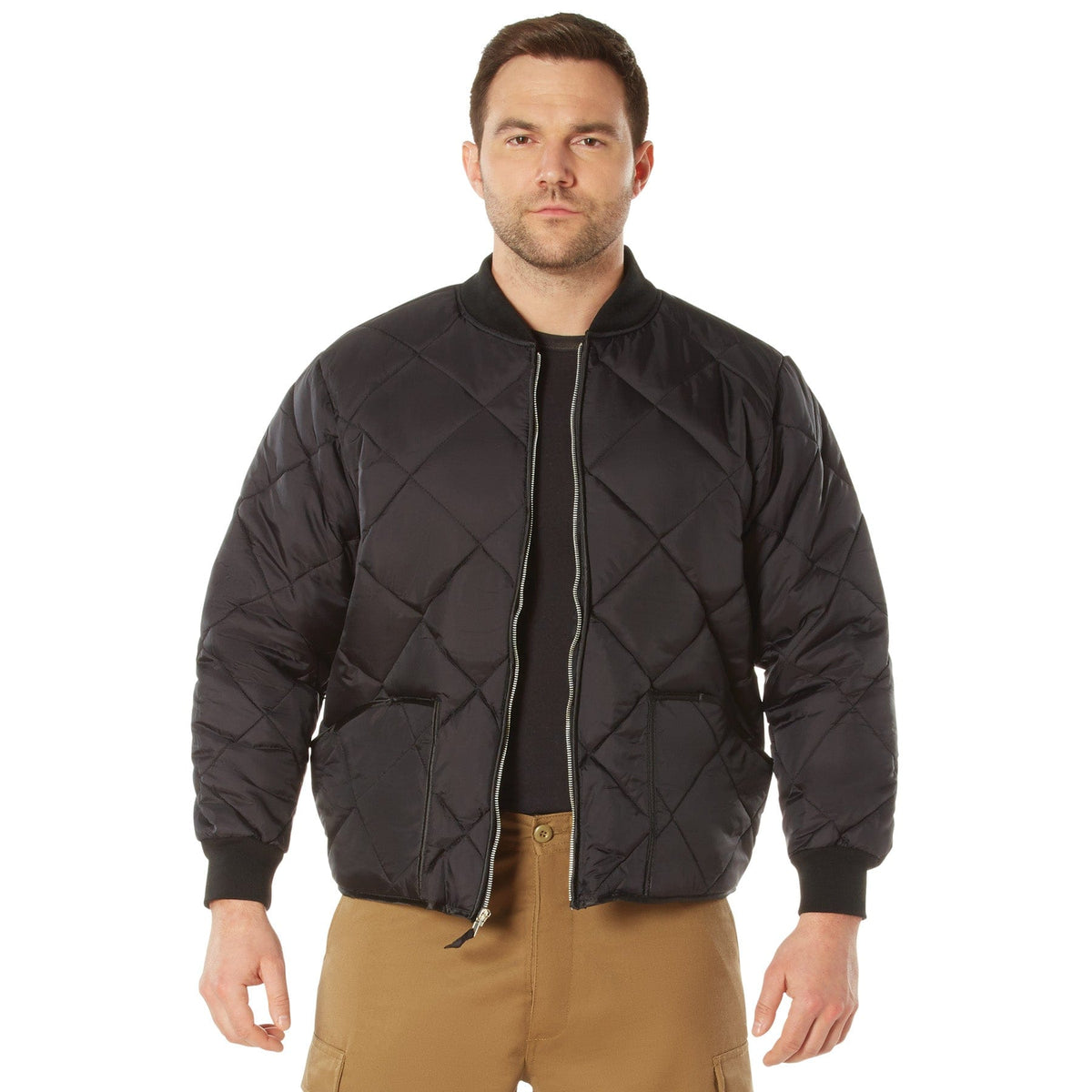 Rothco Outerwear Diamond Nylon Quilted Flight Jacket