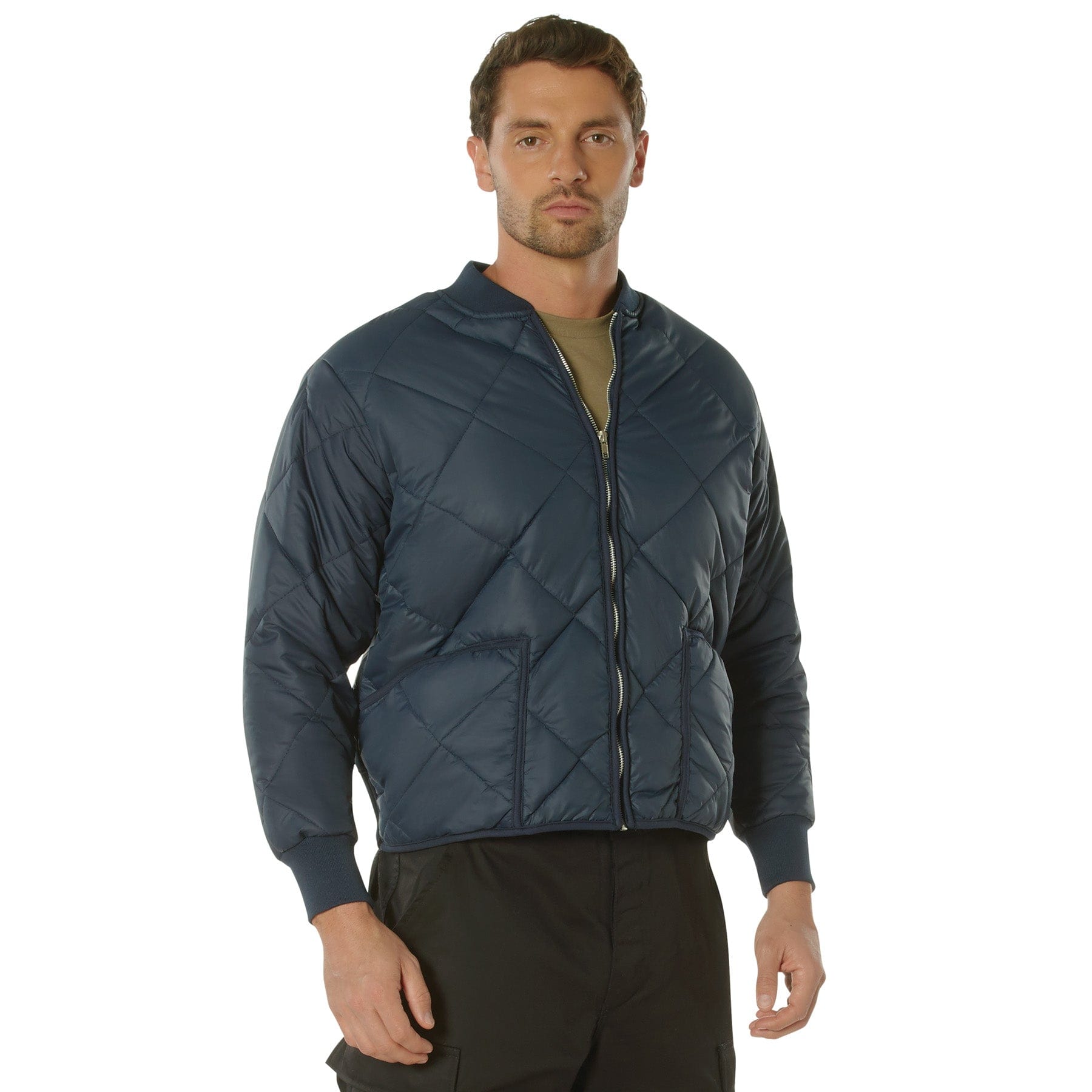 Rothco Outerwear Diamond Nylon Quilted Flight Jacket