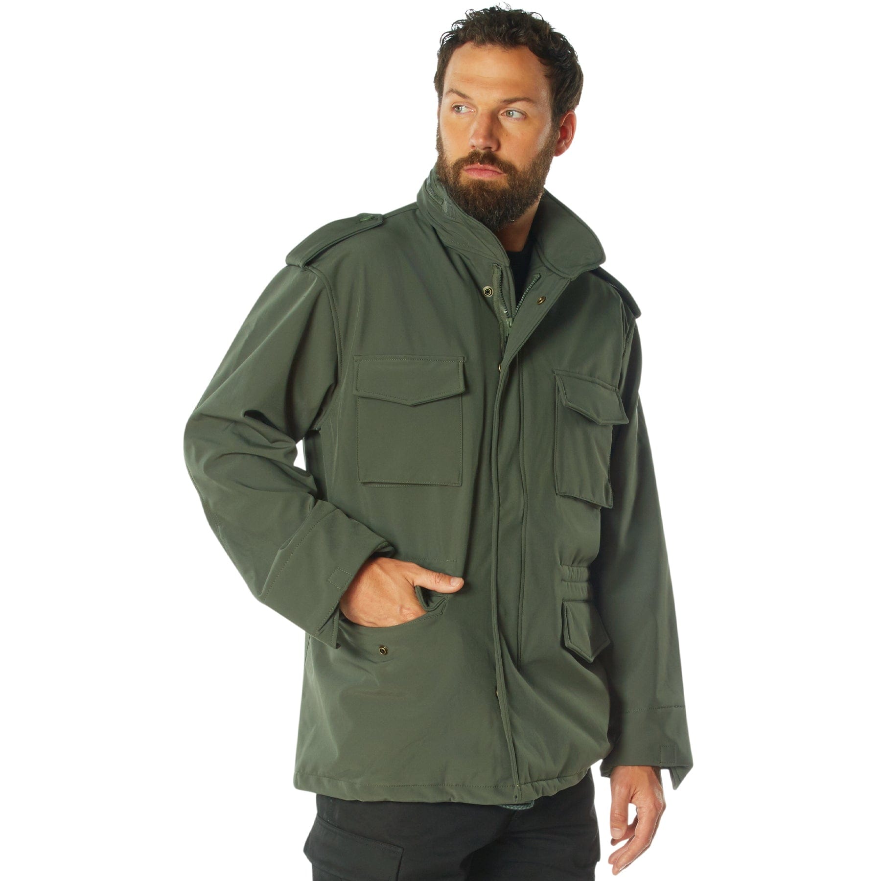 Jaqueta de Campo Rothco Tactical Soft Shell M-65 - Impermeável