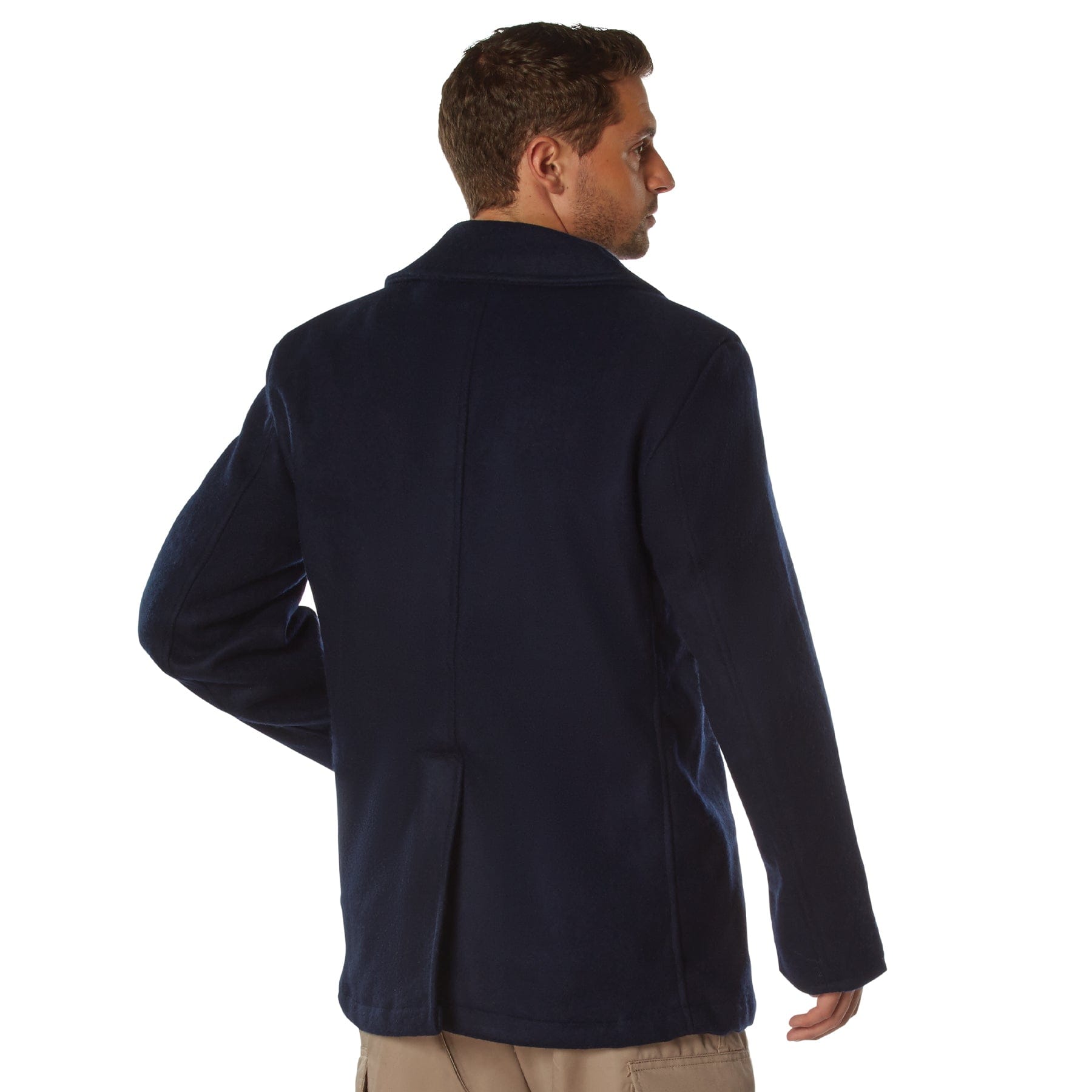 US Navy Pea Coat by Rothco - Heavy Wool Warmth for Pilots