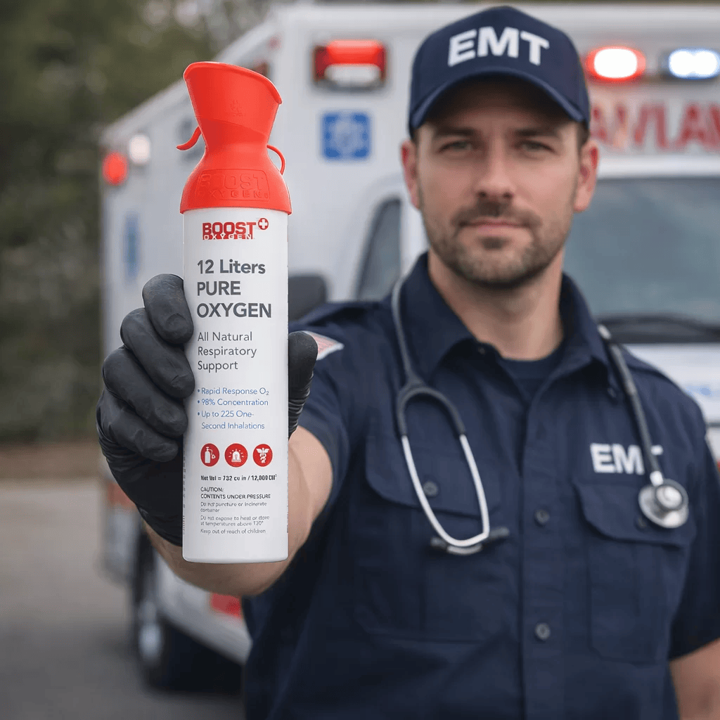 Boost Oxygen Oxygen Systems Boost Oxygen Rapid Response 12-Liter Canister (98% Pure Oxygen)