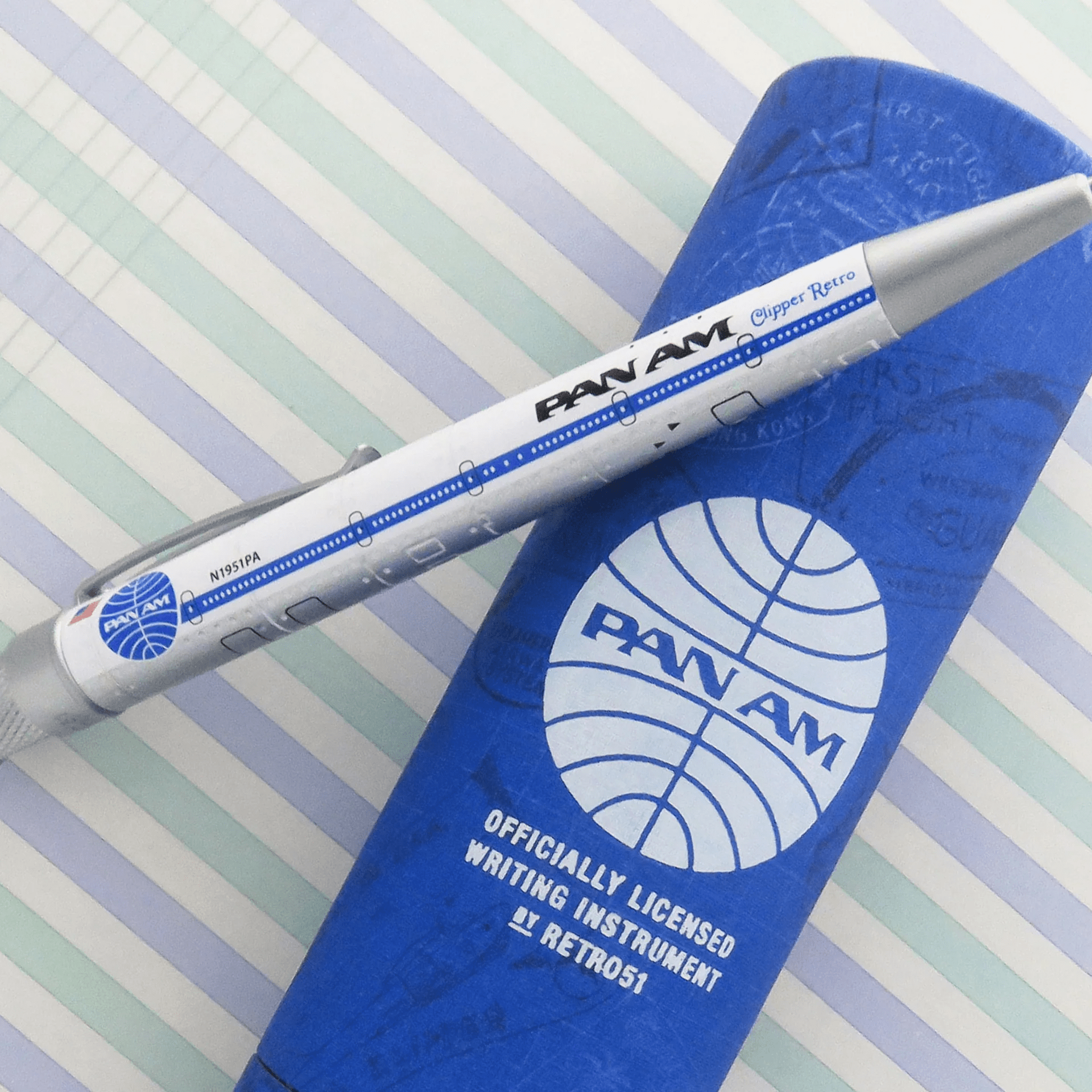 Retro51 Pens Retro51 Tornado Vintage Metalsmith - Pan Am - Clipper Retro Rollerball