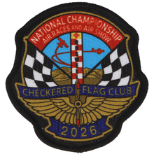 Roswell Air Races Pins Patches Lanyards Keychains 2026 Checkered Flag Club Roswell Air Races Patch