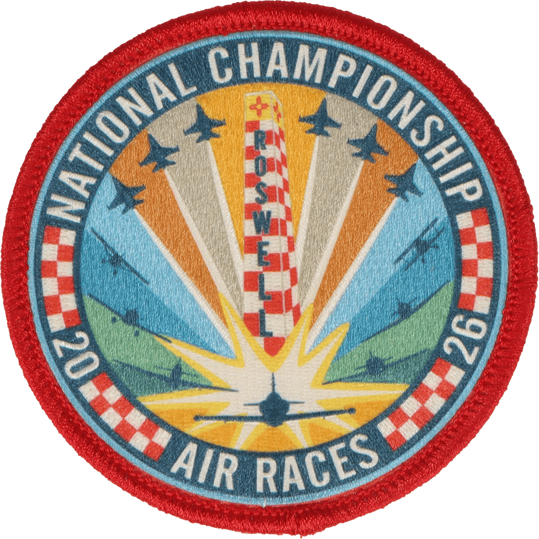 Roswell Air Races Pins Patches Lanyards Keychains 2026 Roswell Air Races Patch