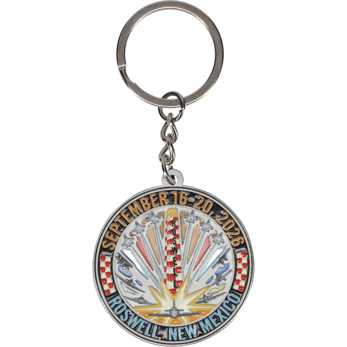 Roswell Air Races Pins Patches Lanyards Keychains 2026 Roswell Air Races Translucent Keychain
