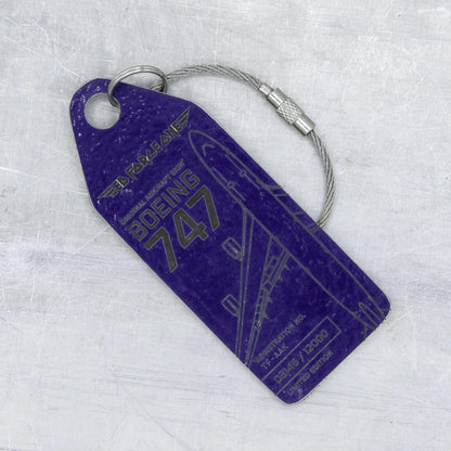 Aviationtag Pins Patches Lanyards Keychains Aviationtag x Iron Maiden Boeing 747 Ed Force One - TF-AAK Limited Edition Keychain