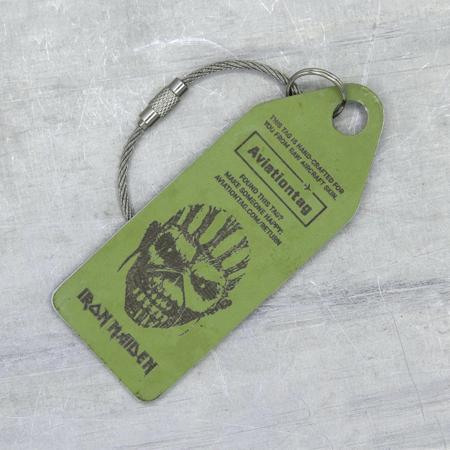 Aviationtag Iron Maiden Ed Force One Authentic Aircraft Skin