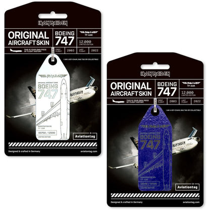Aviationtag Pins Patches Lanyards Keychains Aviationtag x Iron Maiden Boeing 747 Ed Force One - TF-AAK Limited Edition Keychain