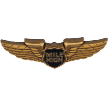 Pilot Toys Pins Patches Lanyards Keychains Mile High Club 3D Aviation Pin (New Larger Size)