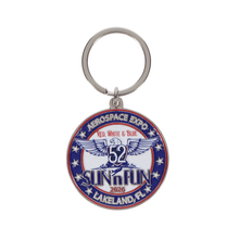 SUN 'n FUN Pins Patches Lanyards Keychains Official SUN 'n FUN 2026 Commemorative Aviation Keychain